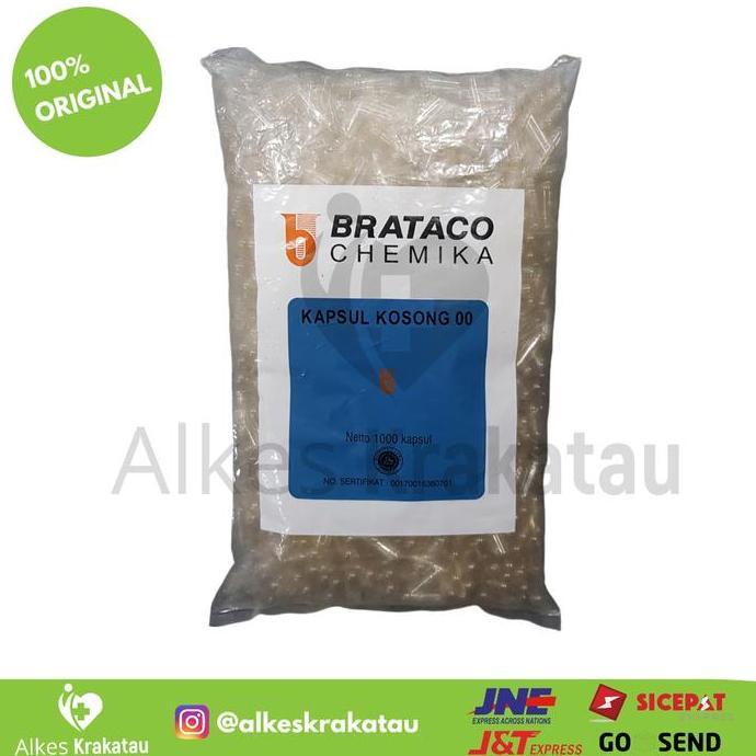 HARGA DISC - Kapsul Kosong ukuran 00 Brataco Chemika / Capsule Obat