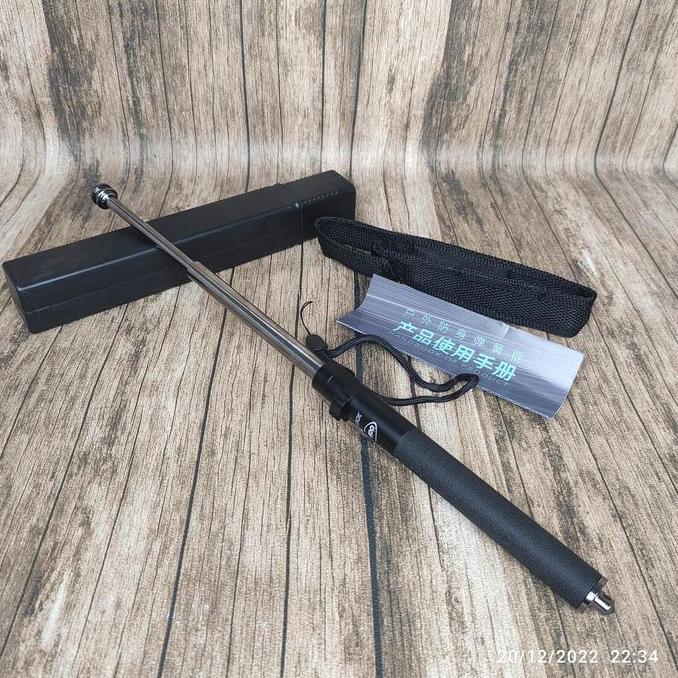 baton stick otomatis size kecil / alat jaga diri / alat bela diri