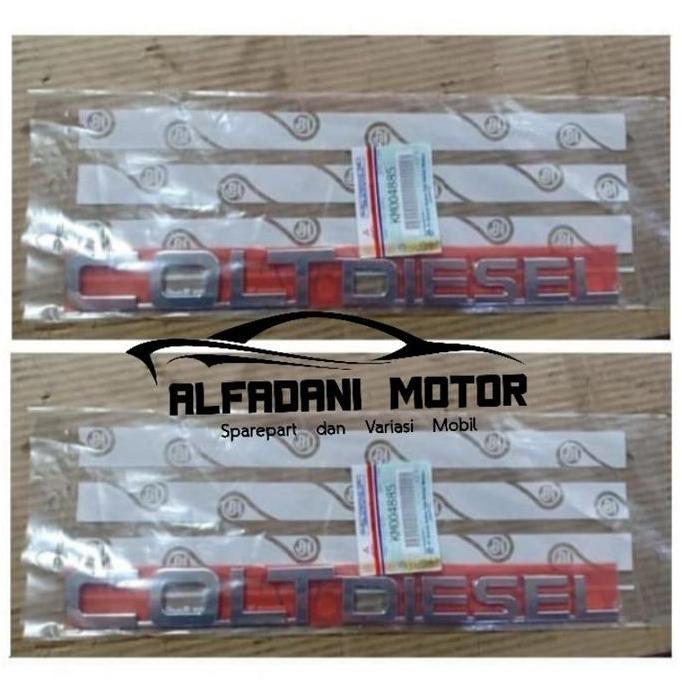 Thebest- EMBLEM COLT DIESEL / LOGO COLT DIESEL NEW ORIGINAL 100% MITSUBISHI