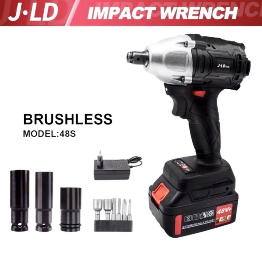 Hujia Pembuka Baut Hujia PRO 2221 2 Baterai, Impact Wrench Fullset Terbaik / HUJIA PRO IMPACT WRENCH