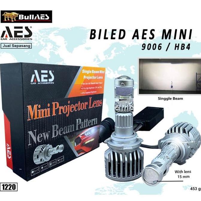Biled AES Laser Mini 9005 9006 H7 H11 NEW Beam Patern Merk AES Car TERBARU