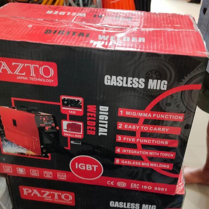 Trafo Las Argon Emirates Mig 120 iGBT tanpa CO2 Migi Mag merk Pazto