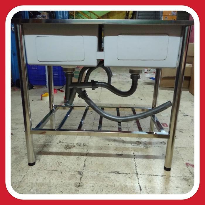 Kitchen Sink Meja Portabel/Stainless Sus 304 kitchen Sink