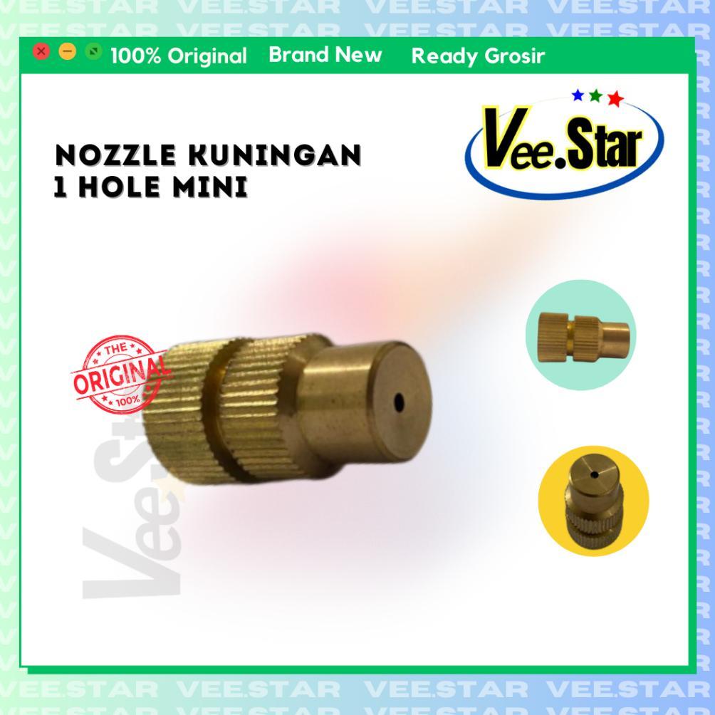 Bisa Cod Nozle Kuningan Sprayer Elektrik 1 Hole Mini / Nozle Sprayer Elektrik / Nozle Sprayer Kuning
