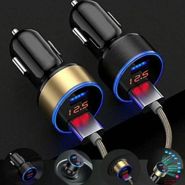 Thebest- voltmeter mobil / cas hp smartphone mobil / charger di mobil