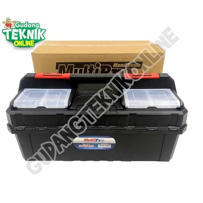 REZORHA MULTIPRO Tool Box Plastik 2 Susun 25" S-F50-25 OEO1.0025 / Toolbox Alat Tempat Kotak Simpan 