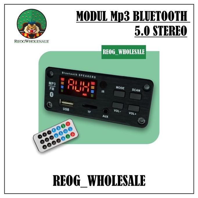 SHANUMID MP3 modul bluetooth 12V dilengkapi amplifier 2x25watt