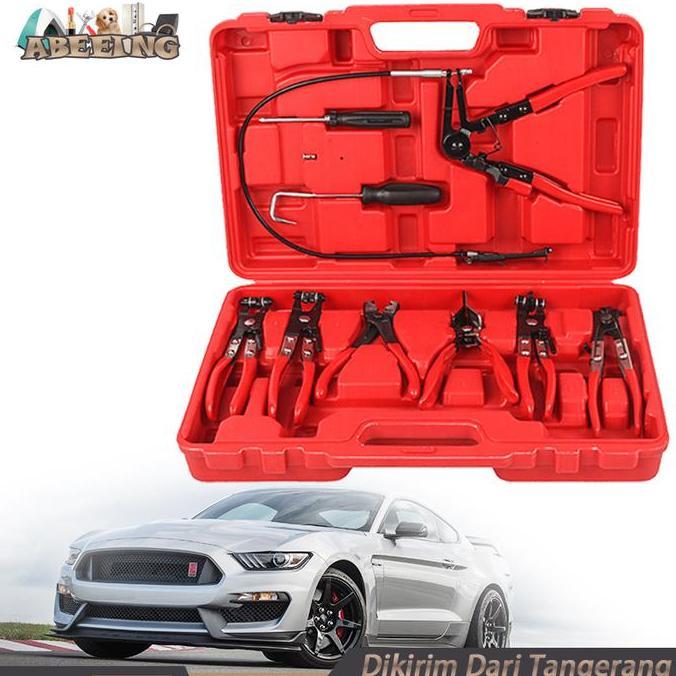 NIKIFOROV Isi 9 Tang Pembuka Klem Tang Pembuka Klem Selang Fuel Water Hose Set
