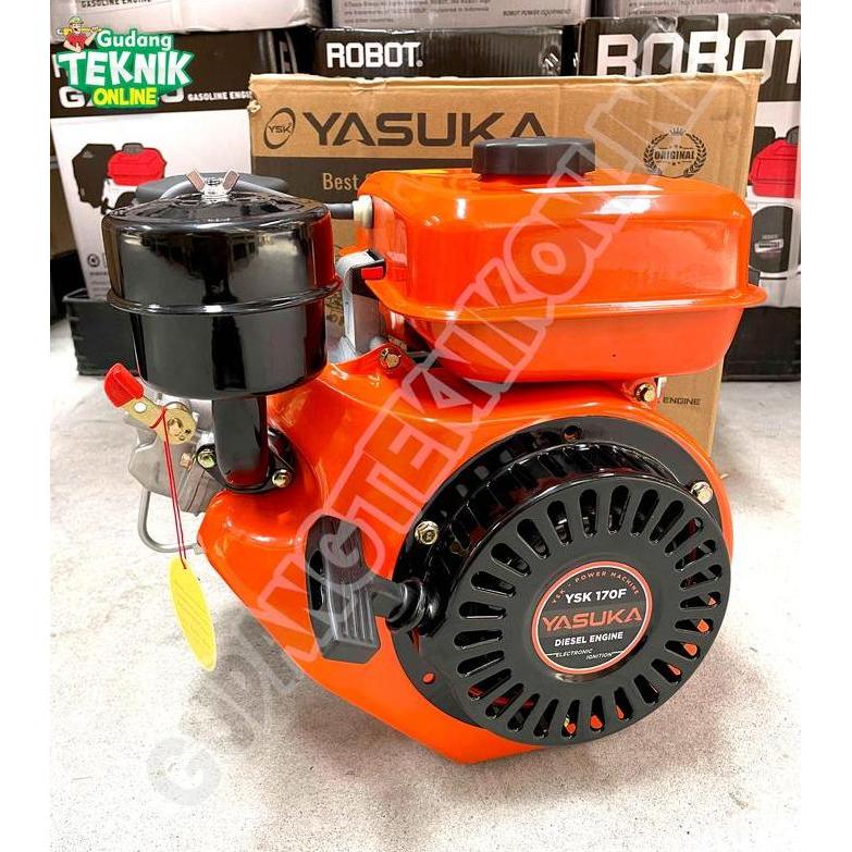 DHEALOKA Engine Penggerak DIESEL YASUKA YSK170F / Mesin Penggerak Serbaguna Solar Diesel Ketinting Y