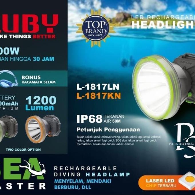 Promo Senter Kepala Selam Luby 100 Watt L-1817