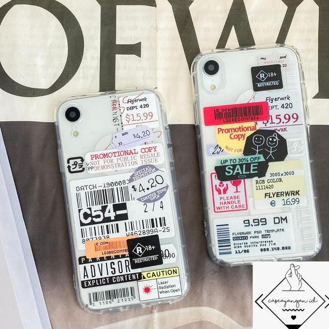 Barcode Case For Iphone (6-12) Ip 6 6S Plus 7 8 Se 2020 X Xs Xr 11 12 Pro Max Mini Casing Simple Luc