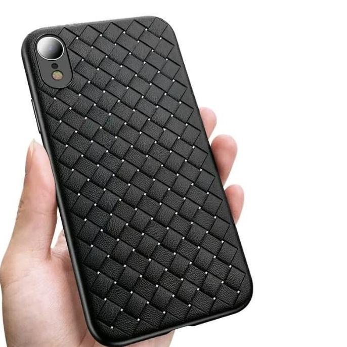 Soft Case iPhone XR Casing Cover HP Original Premium Woven Silicone