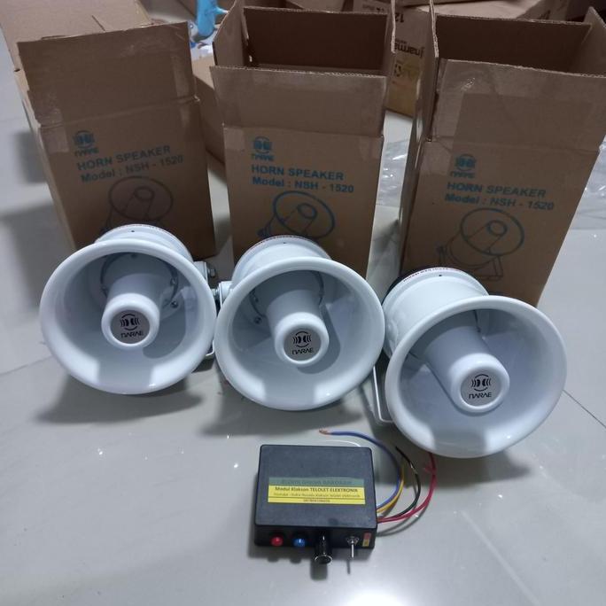 Klakson Truk / Klakson Bus / Klakson Telolet Klakson TELOLET BASURI TIGA TOA VIRAL elektronik 24 v