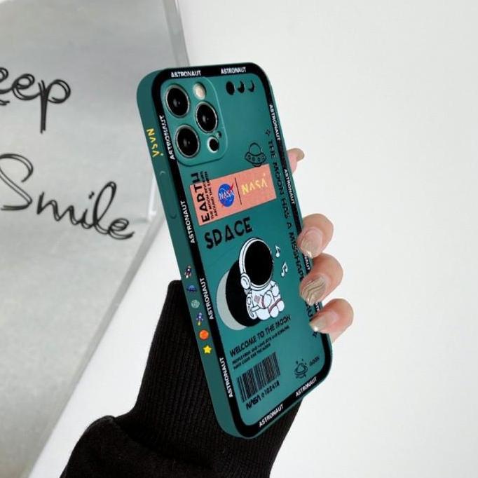 Casing Samsung A03 Case Little Nasa Space Mate