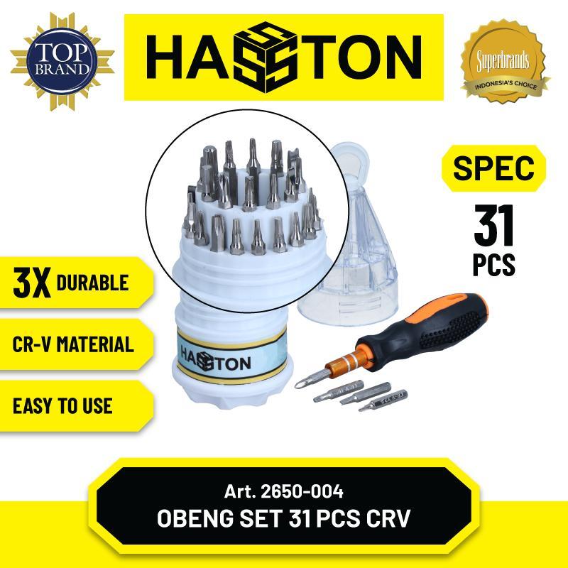 Hasston Obeng Crv Multifungsi Set 31Pcs (2650-004)