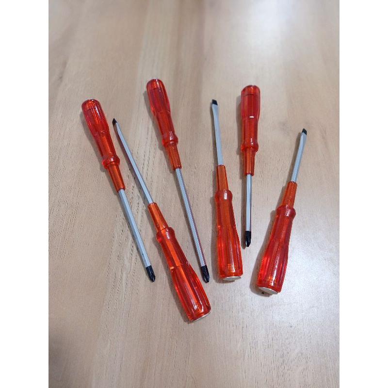 Obeng Ketok Set Screwdriver Obeng Set Plus Minus.