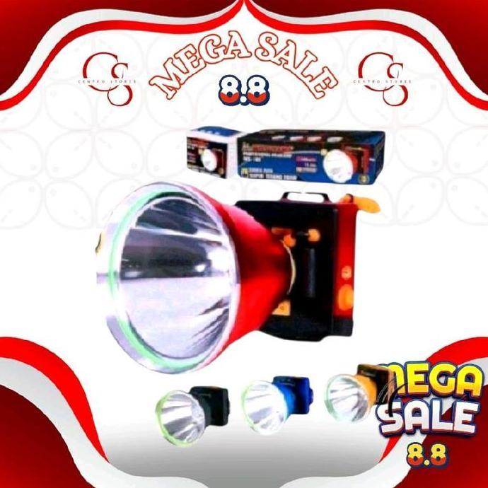 Murah Senter Kepala Mitsuyama Ms-180P 200 Watt Cahaya Putih