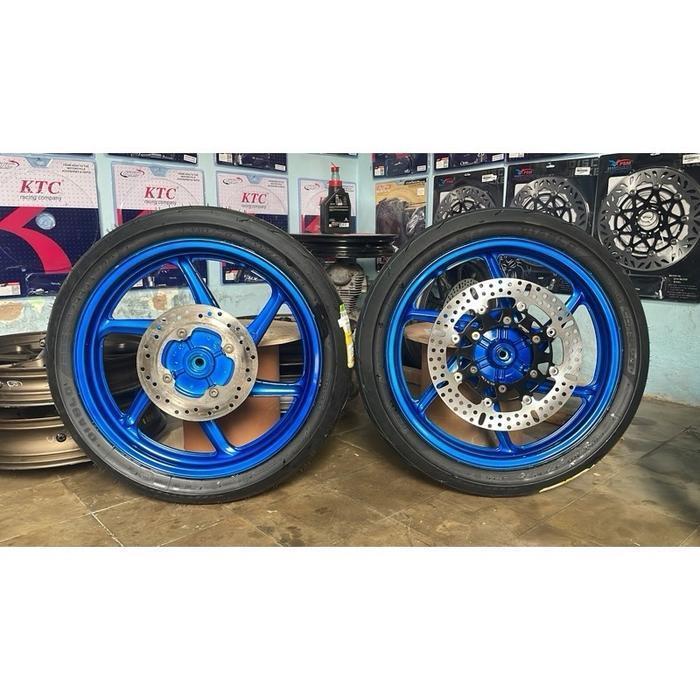 Velg Cbr Cb150R Old Pnp Ninja R Ss Rr (Tinggal Pasang) Kelengkapan * Velg Depan Belakang  * Piringan