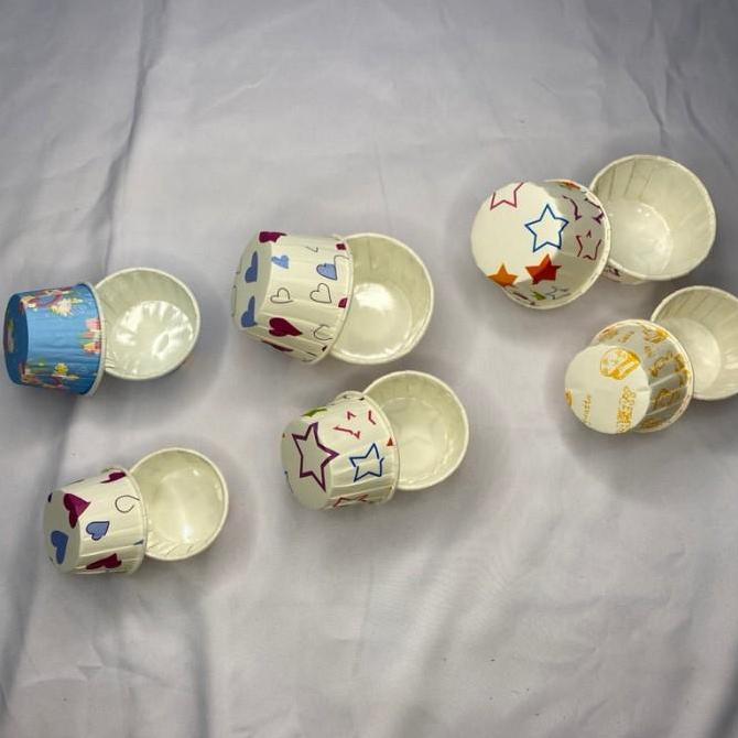 Paper Cup Cake/Muffin Cup Curling Medium 100 pcs