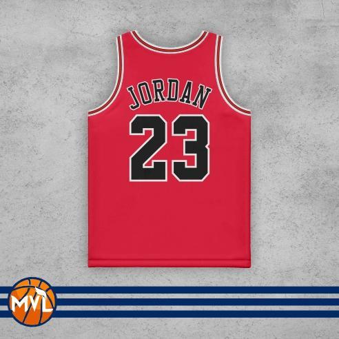 BEST SALE [Terlaris] Jersey Basket NBA Michael Jordan #23 Chicago Bulls Hitam - Putih - Merah
