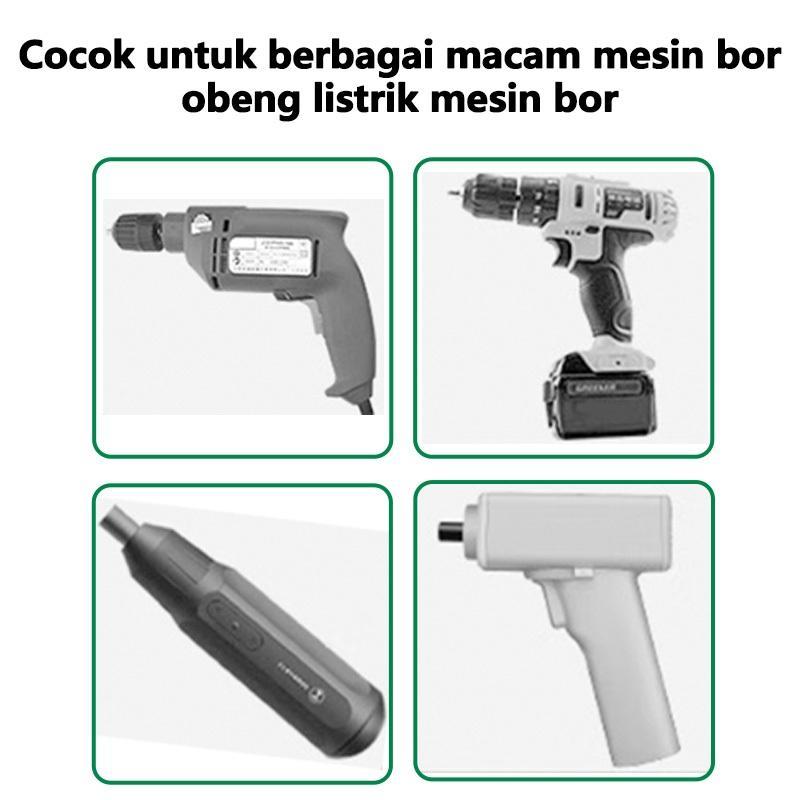 Isku Set Mata Obeng 6 Buah/Mata Obeng Magnetik Kuat/Mata Obeng Pneumatik Kekerasan Tinggi Yang Dapat
