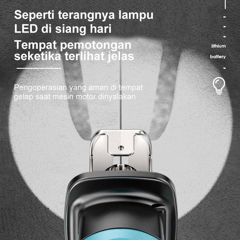 Reaim Chainsaw Gergaji Rantai Gergaji Elektrik Mini Portable Genggam Lithium Charger Gergaji Mesin