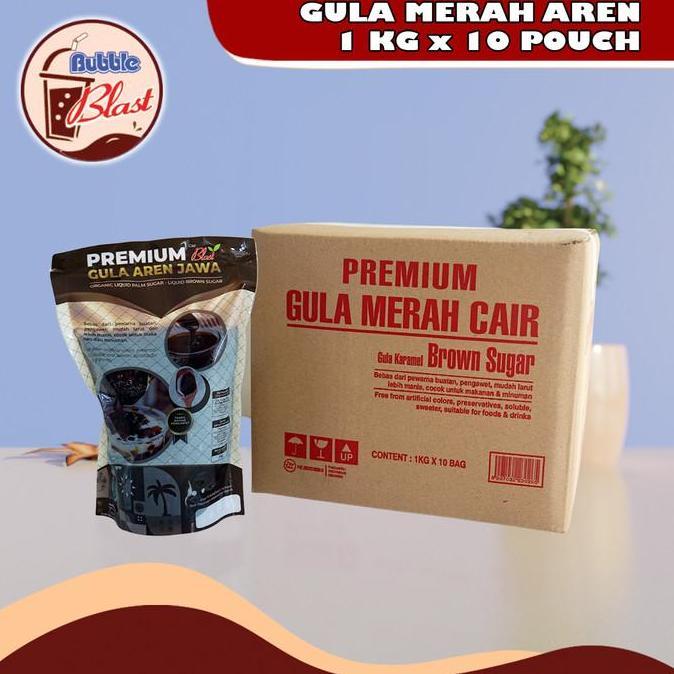 Brown Sugar Syrup / Brown Sugar Cair / Gula Jawa Aren Cair 1 Karton