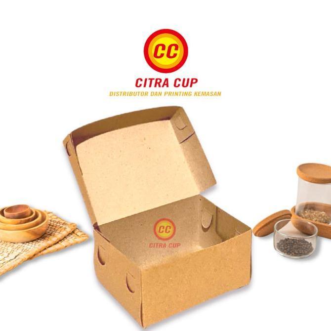 Dus Snack Kraft 14x10x7/ box snack/ Dus Bolu/ dus donat/ dus kue/