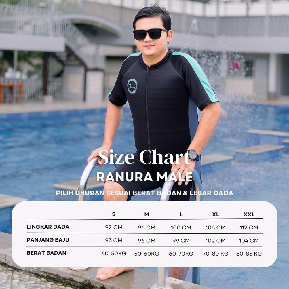 BIG SALE Baju Renang Mengapung Pria Dewasa Ranura Male Alat Terapi Renang