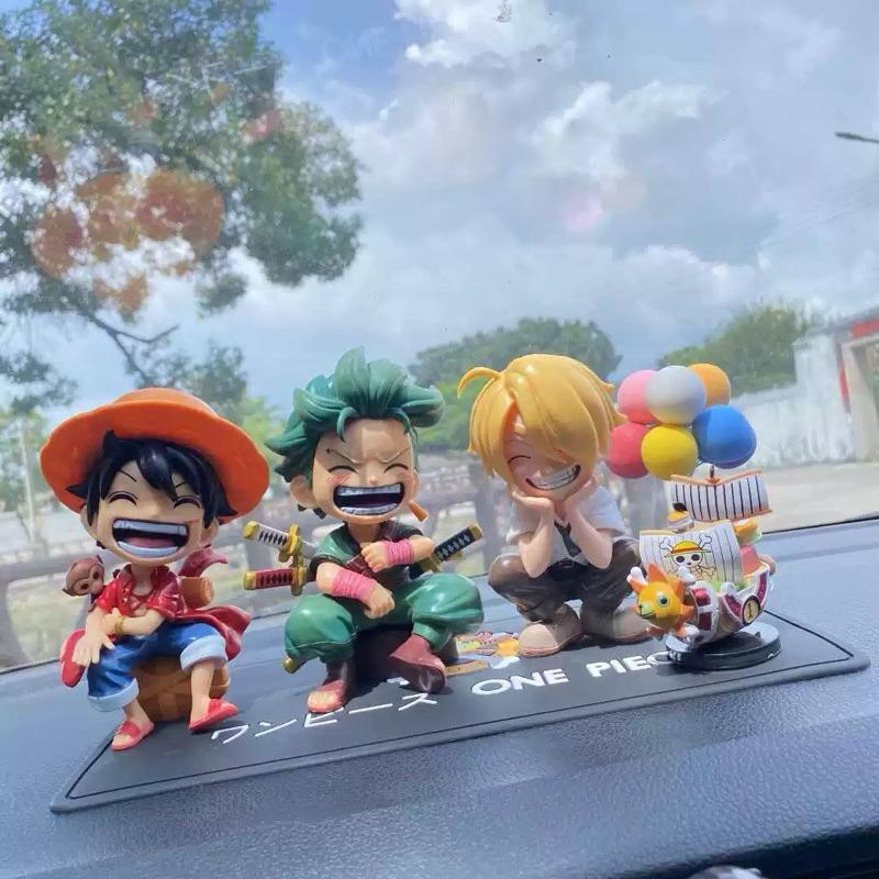 Pajangan Dashboard Mobil Motif One Piece / Aksesoris Dashboard Mobil One Piece / Untuk Pajangan Dash