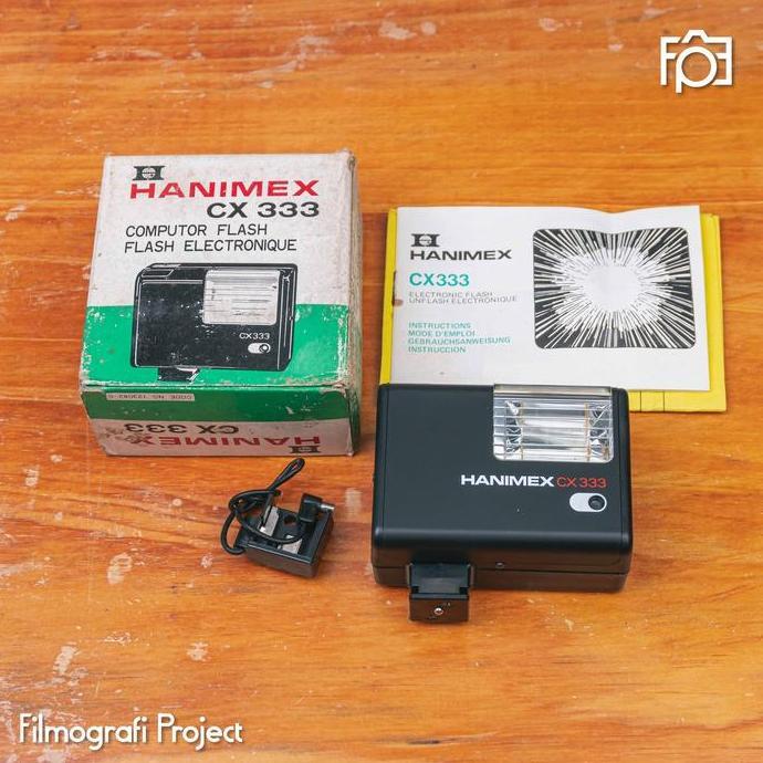 Flash Hanimex CX 333 | New Old Stock - Flash Eksternal Untuk Kamera Analog 35mm Fujica M1 Ricoh Pent