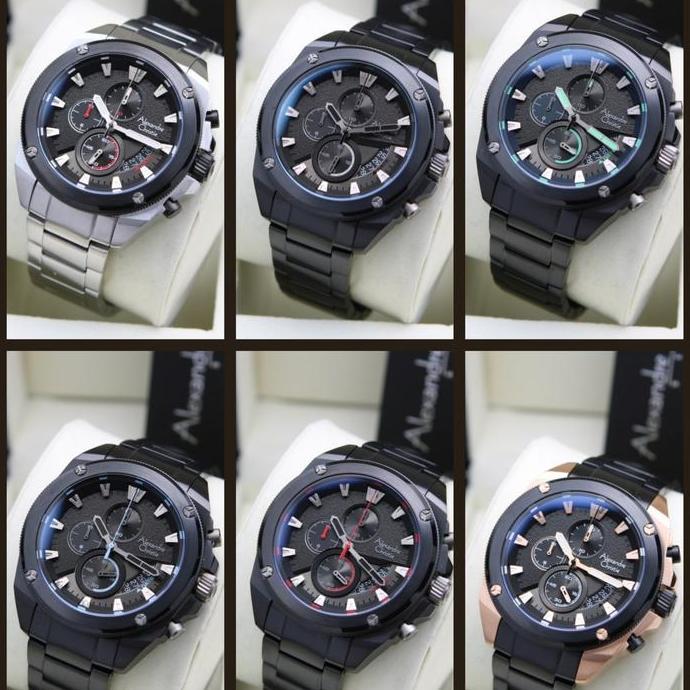 JAM TANGAN ALEXANDRE CHRISTIE AC6646 AC 6646 CHRONO ORIGINAL