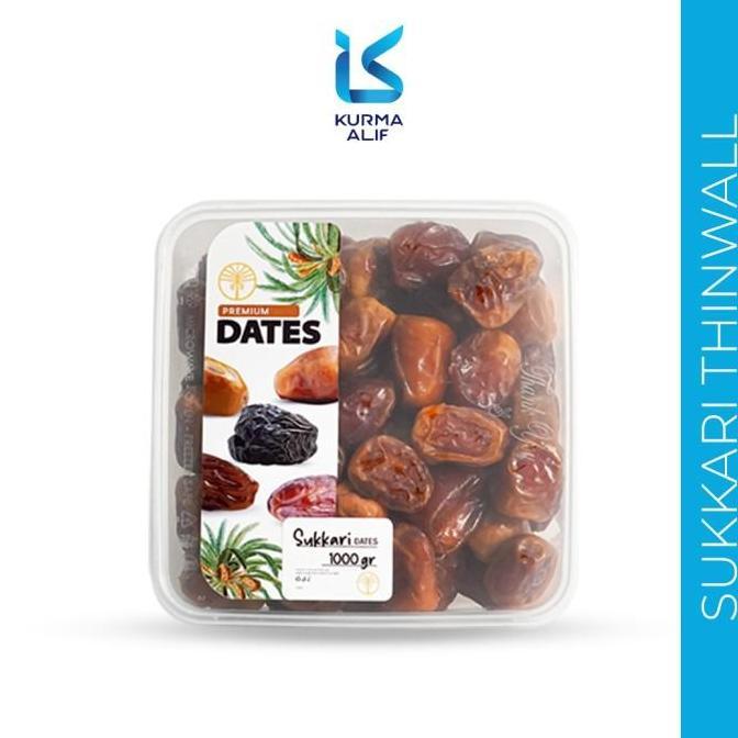 Kurma Sukari 1 Kg Thinwall - Kurma Sukari Basah Safiya Premium Quality