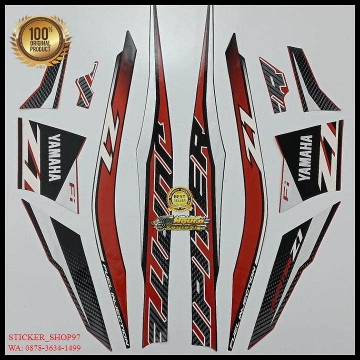 TERBARU (ORI) STRIPING YAMAHA JUPITER Z1 FI HITAM MERAH 2021 KUALITAS ORIGINAL 