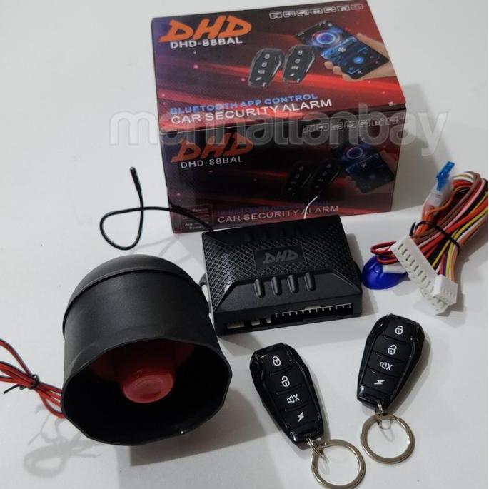 [BLUETOOTH+APP] ALARM MOBIL ANTI MALING UNIVERSAL DENGAN FITUR BLUETOOTH + APP TERKONEKSI KE HP MERK