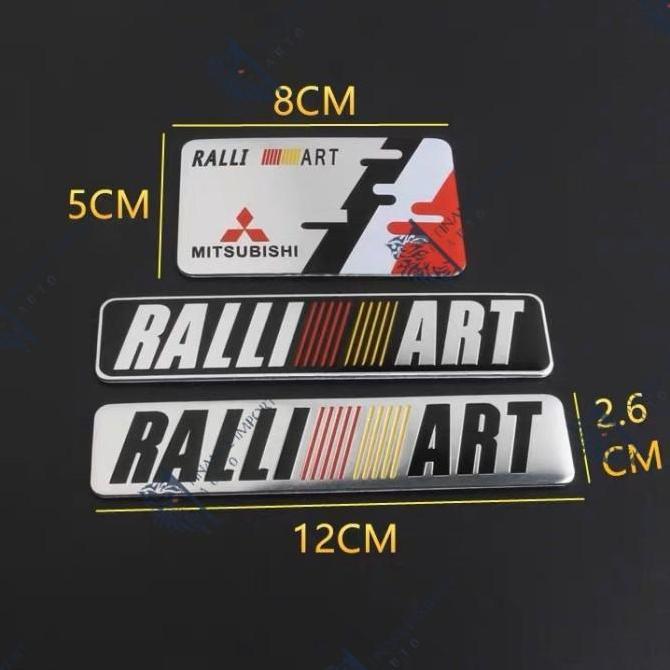 Sadegadiono - Emblem 3D Ralliart Mitsubishi Pajero Sport Outlander Xpander Lancer