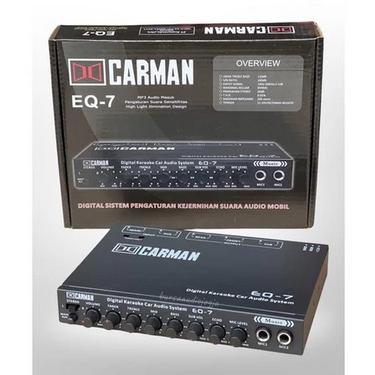 Preamp Carman Eq-7 Pre Amp Parametik Parametrik Equalizer Karaoke Mobil Eq7 Parametrik Equalizer Car