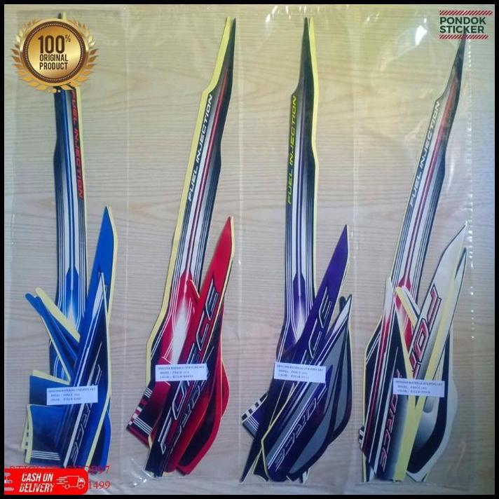 TERLARIS (ORI) STRIPING STICKER YAMAHA FORCE 2013 KUALITAS ORIGINAL 