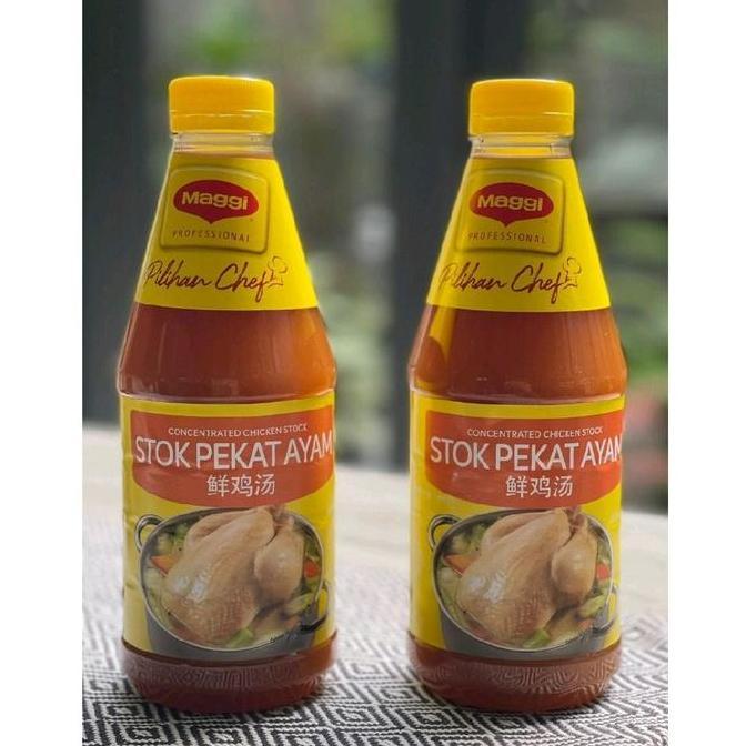 Sale Terlaris Maggi Chicken Stock Kaldu Pekat Ayam Concentrated Stock 1.2Kg Botol