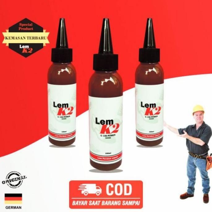 LEM SEPATU SUPER KUAT 100ml ORIGINAL K2 - MIDSOLE - OUTSOLE - Etc