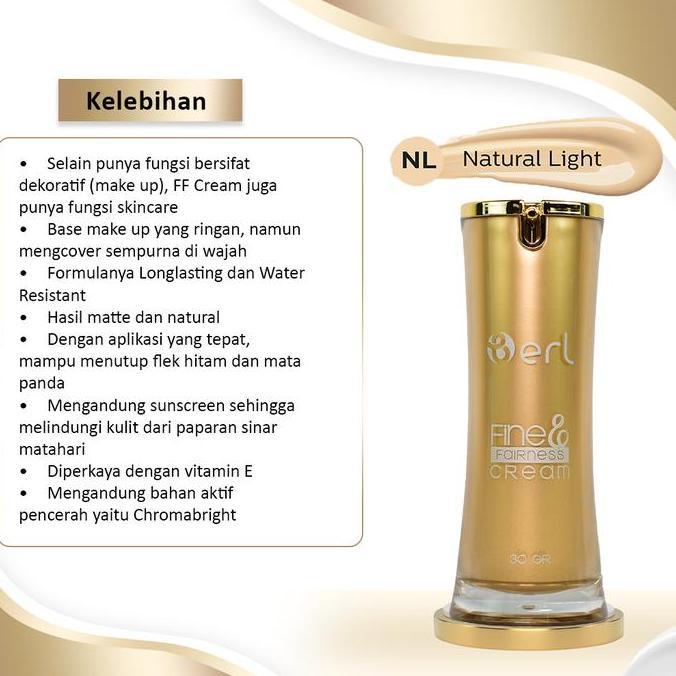 New B ERL Cosmetics Fine & Fairness Cream
