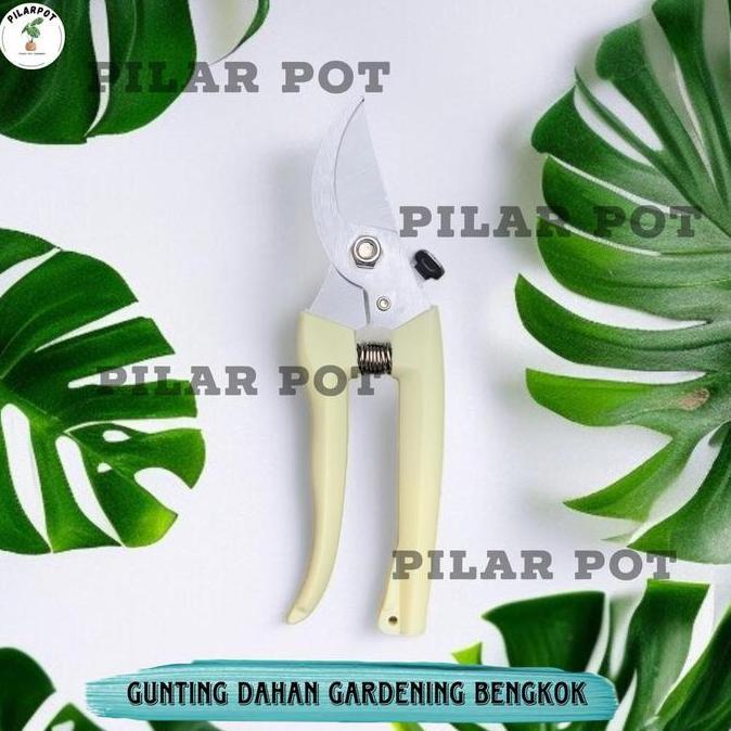 GUNTING DAHAN RANTING KAYU BATANG TANAMAN - GUNTING GARDENING PRUNING SCISSOR MODEL BENGKOK (TERBAIK