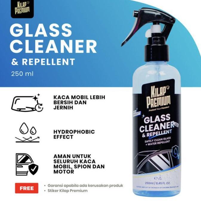 Kilap Premium Glass Cleaner - Perawatan Motor dan Helm murah