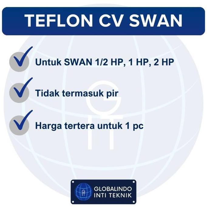 Teflon Isi Check Valve Kompresor Angin SWAN 1/2 HP 1 HP 2 HP