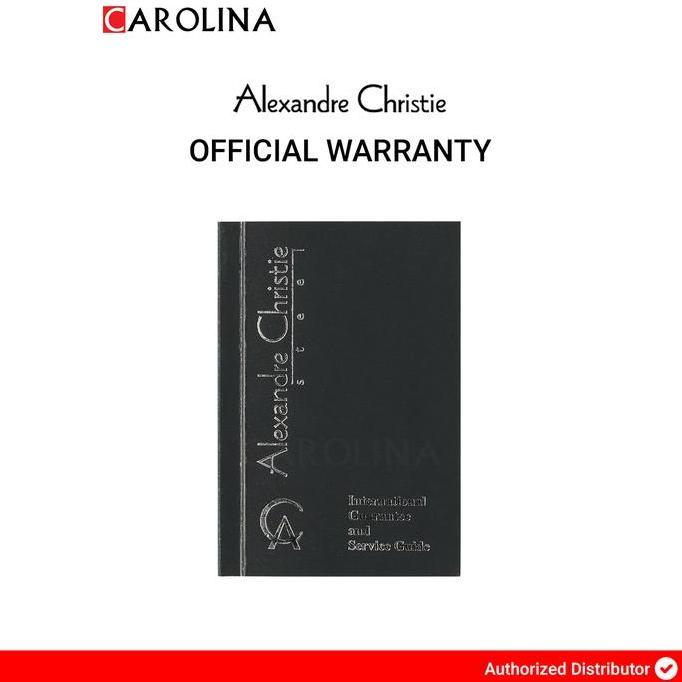 Jam Tangan Pria Alexandre Christie Primo AC 1008 MDLRGBA Black Dial Black Leather Strap