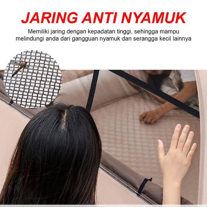 Ready stock AERA Tenda Camping Air Inflatable 2 - 4 Orang | Tenda Camping Pompa Tiup Portable Anti U