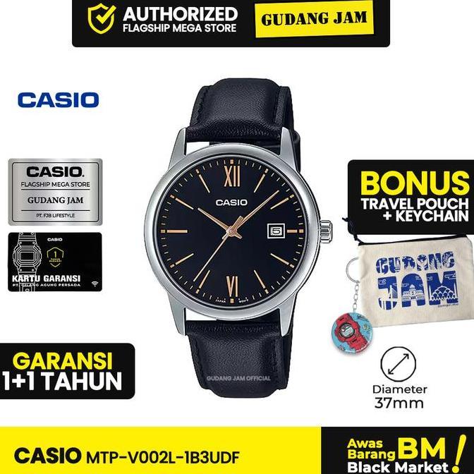 Casio General MTP-V002L-1B3UDF MTP-V002L MTP-V002 MTPV002L MTPV002