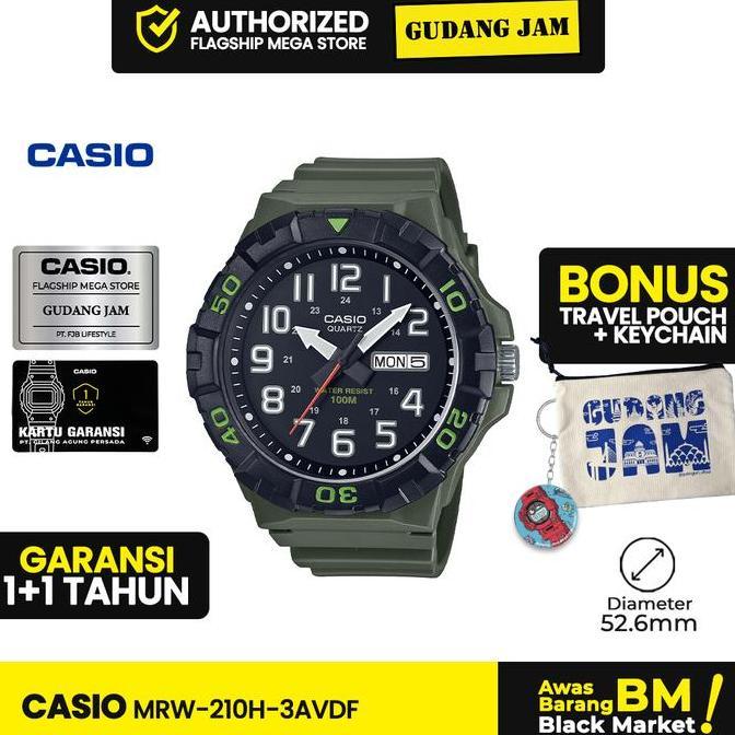 Casio General MRW-210H-3AVDF MRW-210H MRW-210 MRW210H MRW210