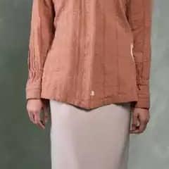 Napocut Apparel - Hanan Top - Kemeja/Atasan Wanita Bordir Bunga Sarimbit Lebaran