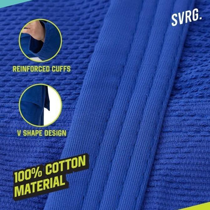 SVRG Gi Judo Pakaian Judogi - Baju Keikogi - Baju Judo Satu Set | Unisex (TERBAIK) (TERBARU) (TERMUR